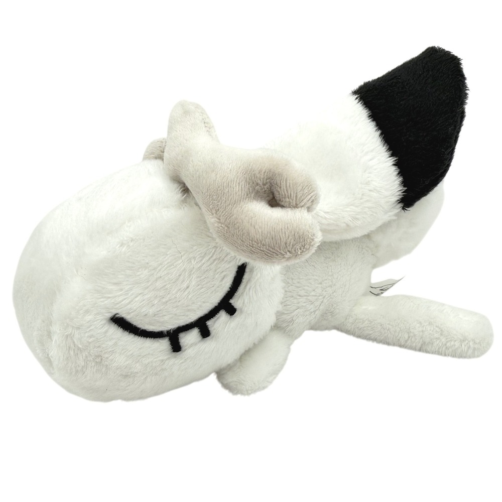 Anxiety Fox Naomi Romero 2020 Sleeping Plush White Black Grey Antlers 8" Gift